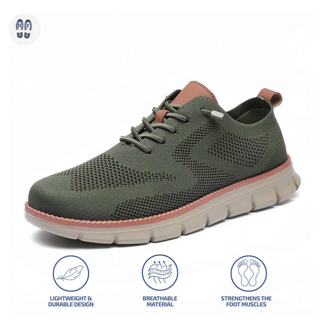 REECE Milton – Breathable Knit Walkers "Sage Green"