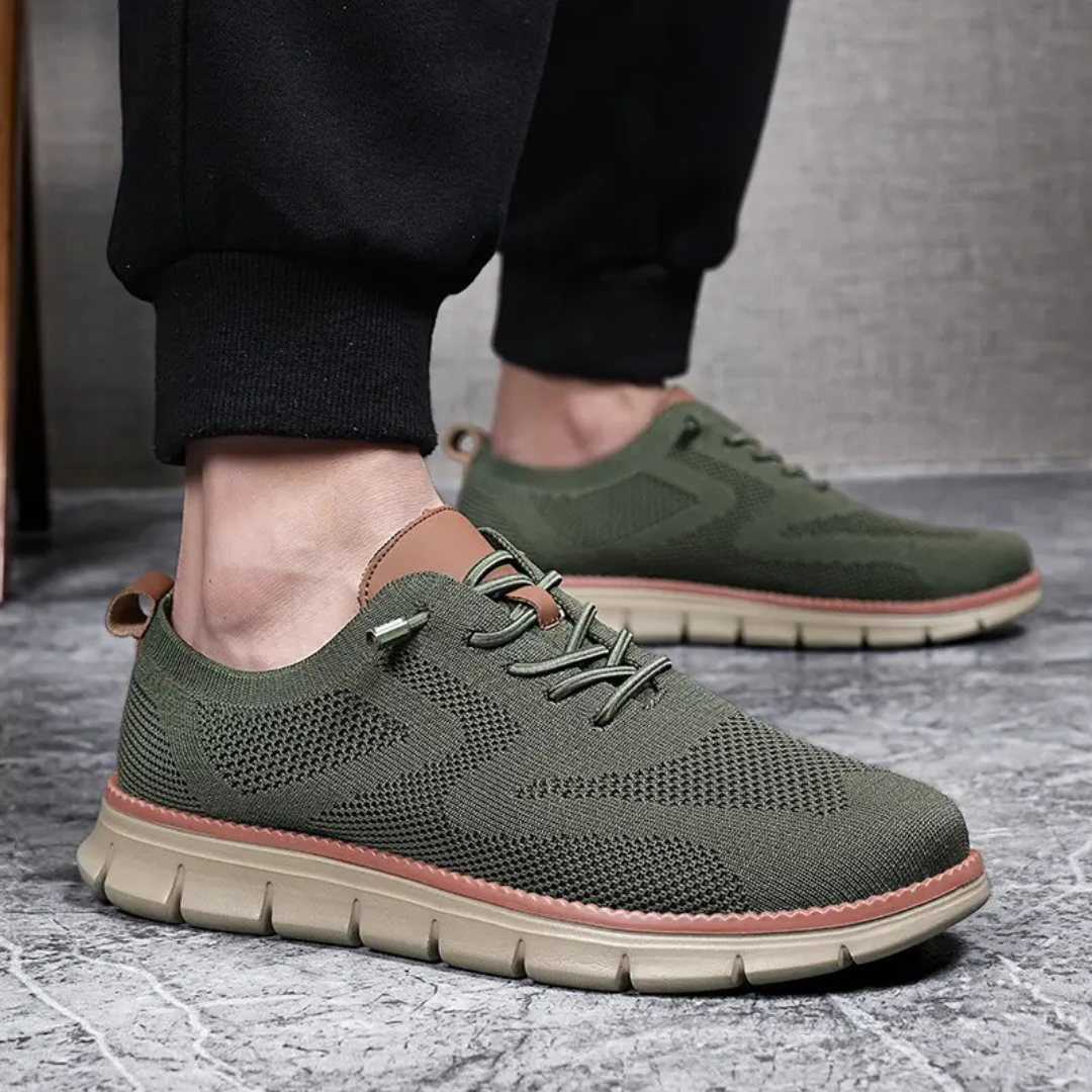 REECE Milton – Breathable Knit Walkers "Sage Green"
