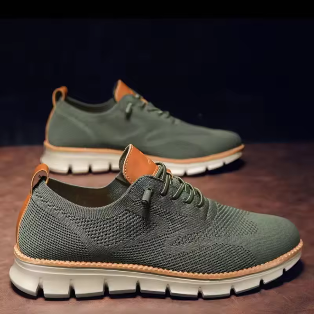 REECE Milton – Breathable Knit Walkers "Sage Green"