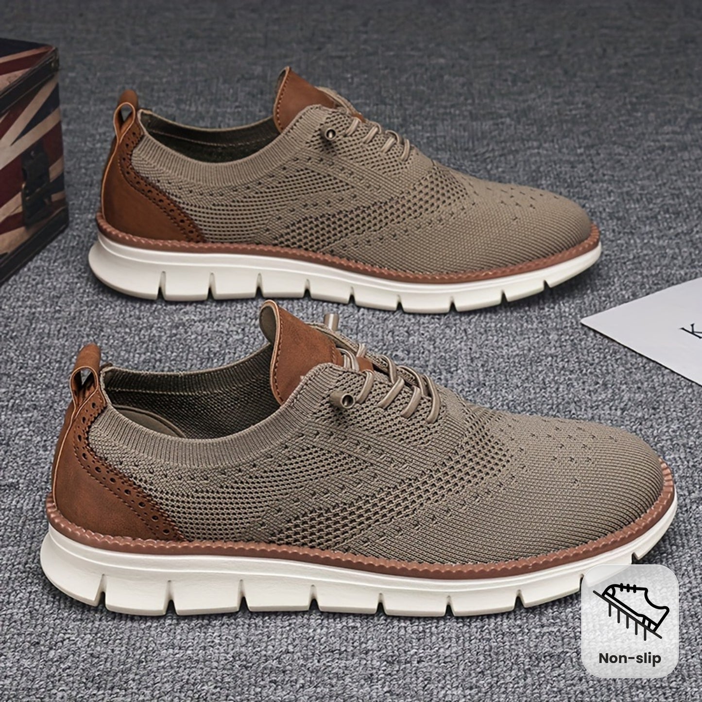 REECE Ashford – Cushioned Knit Lace-Ups